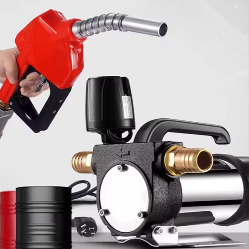 12V/24V/220V Electric Oil Pump Automatic Fuel Transfer Pump For Diesel Vehicles 990W Self-priming Oil Pump