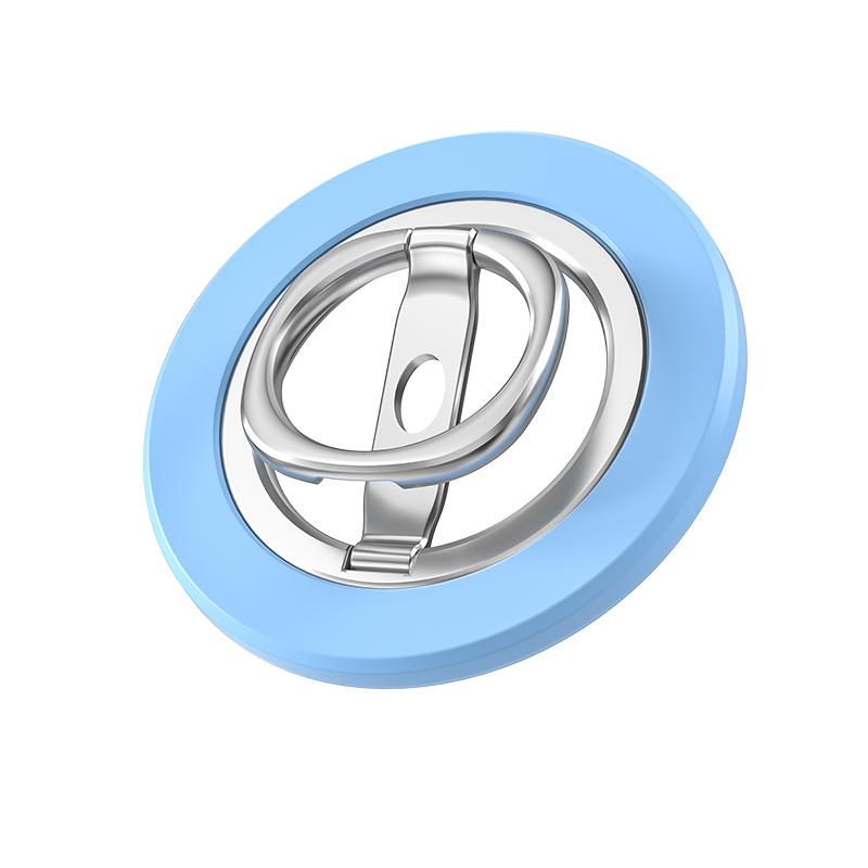 Double Sided Magnetic Phone Ring Holder Portable Folding Cellphones Stand Car Bracket Phone Accessories for Phone 17 Smart Phone