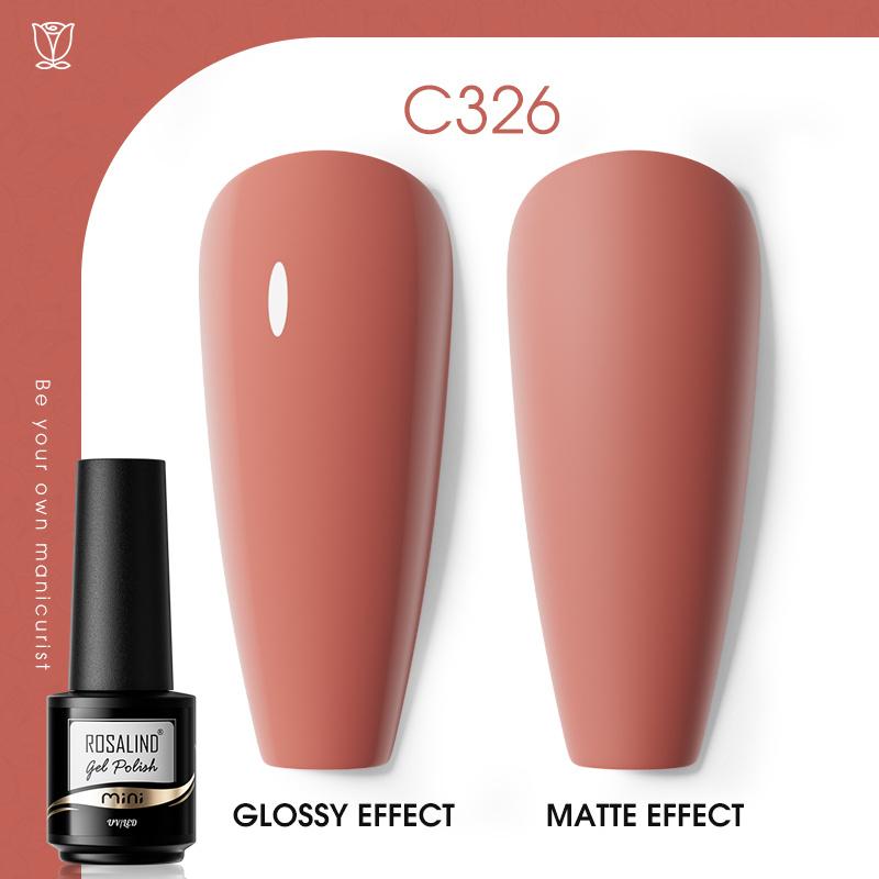 ROSALIND Gel Nagellack Soak Off UV LED Nails Art Design Lack Semi Permanent Gele Lack DIY Maniküre