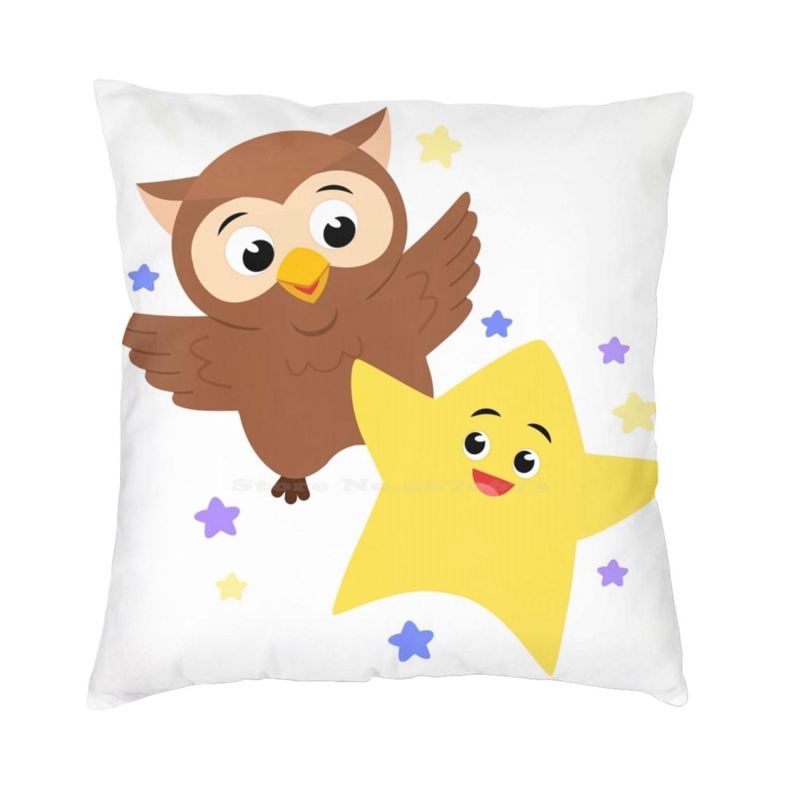 Exquisite Ornaments Unisex Twinkle Twinkle : Owl & Star Home Sofa Car Cushion Cover Pillowcase Twinkle Twinkle Little Star Star And Owl Super Simple Songs