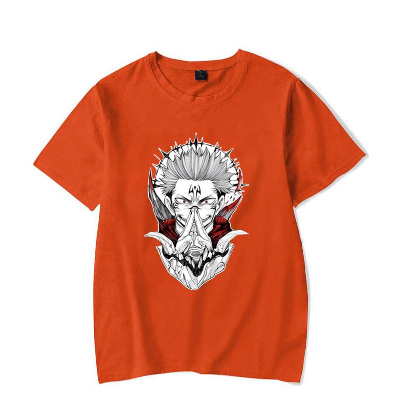 

New Funny Anime Ryomen Sukuna Printing T-shirts for Women Men Summer Tee Shirt Casual Short Sleeve Round Neck Tops T-shirts 4XL