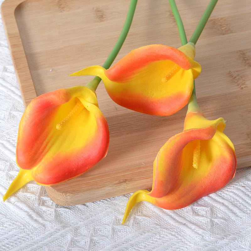 Calla Lily Fiore artificiale per la decorazione della casa, ornamenti per matrimoni