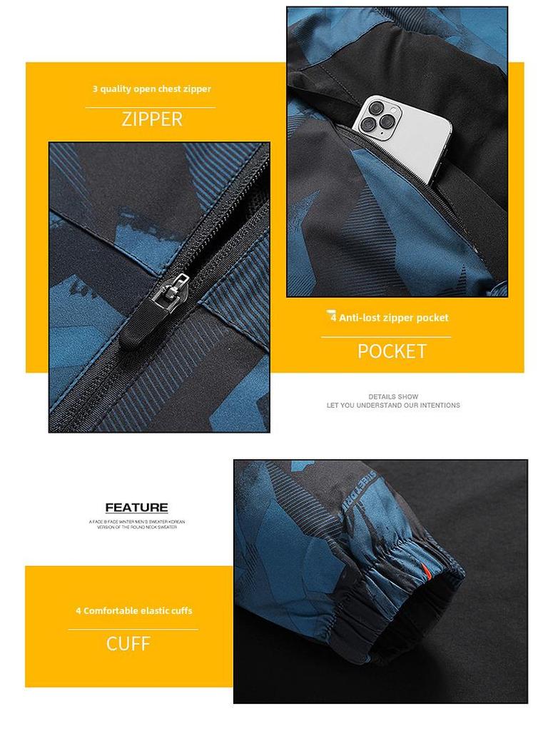 Men's Quick-Dry Hooded Windbreaker - Spring/Autumn, Lightweight, Casual, Outdoor Sports Jacket