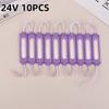 10Pcs/Lot 12V/24V Multicolour Led Modules Cob Light Backlight Shop Banner Waterproof Ip65 Decorations Warm White