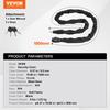 Bike Chain Lock 5.91 Ft Combination Bicycle Chain Lock with 4 Keys 10mm