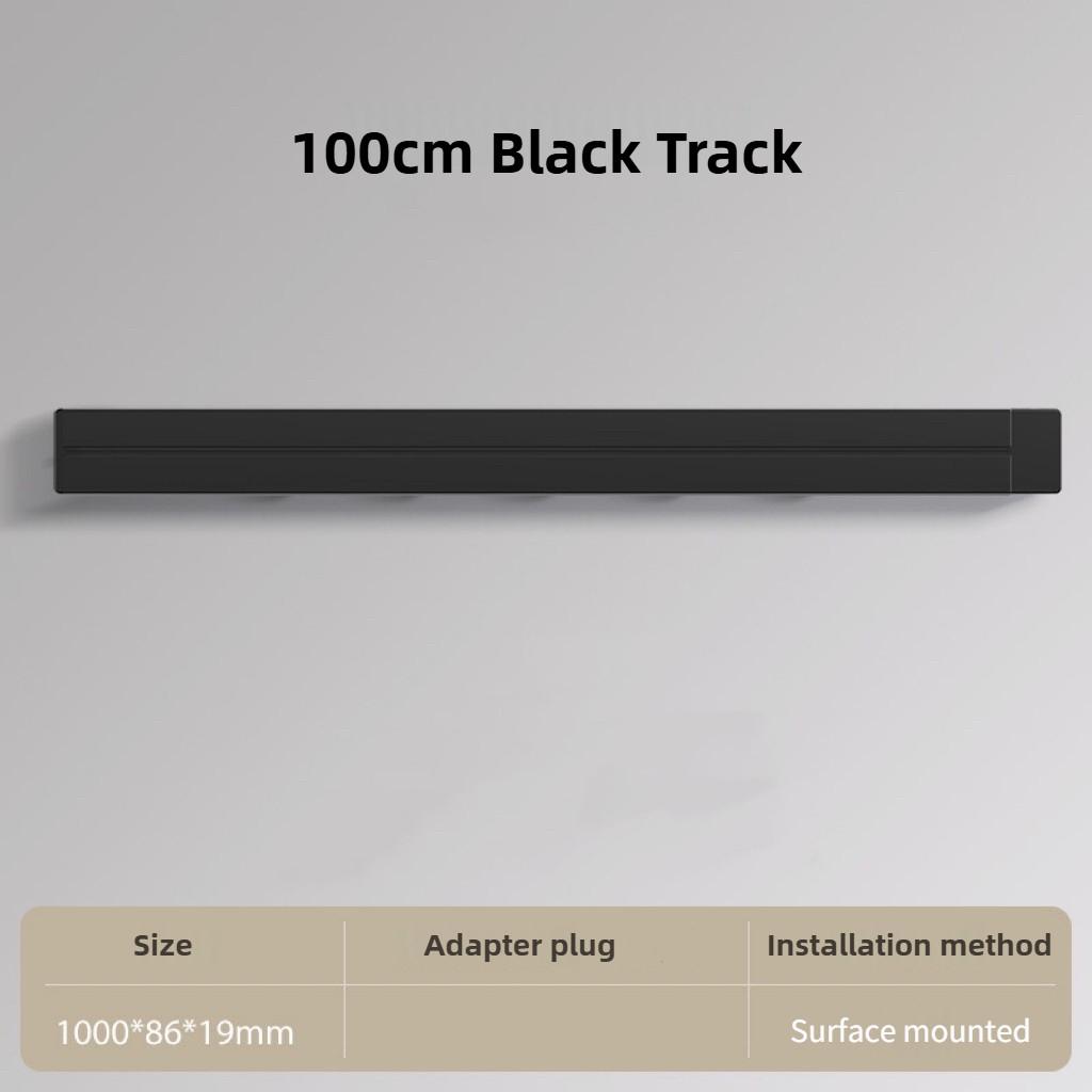 Multi-way Plug Movable Track Power Socket Adapter Wall Power Sliding Rail Socket Home Kitchen Appliances