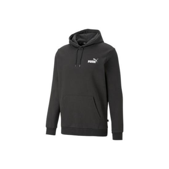 Puma Простая Брендовая Логотип Буква Удобная и Теплая Толстовка Унисекс Черная EU S