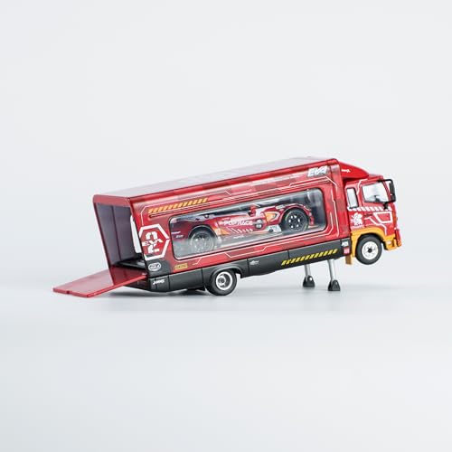 POP RACE 1/64 EVA RACING TRANS PORTER HINO 500 (EVA-02) Finished Product