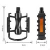 Bicycle Platform Pedals Flat Bike Non Slip 9/16" Adapters Cycling Accessories Lightweight