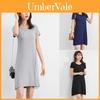 Women's Summer Short Sleeve Casual Sundress Tops Mini T-shirt Dress In Vibrant Modal