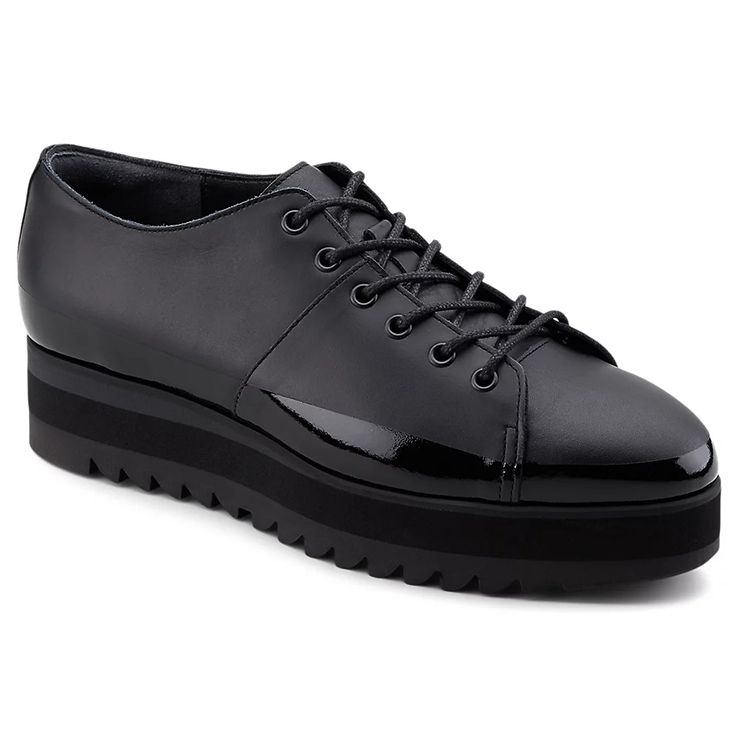 ONITSUKA TIGER Lace-Up Lo Comfortable Thick Sole Durable Low-Top Skate Shoes Women Sneaker Black 1182A320-001