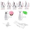 9pcs/set Flower Scissor+cake Tray +7pcs Tulips Rose Nozzle Nail Decor Lifter Fondant Cream Transfer Baking Pastry Kitchen