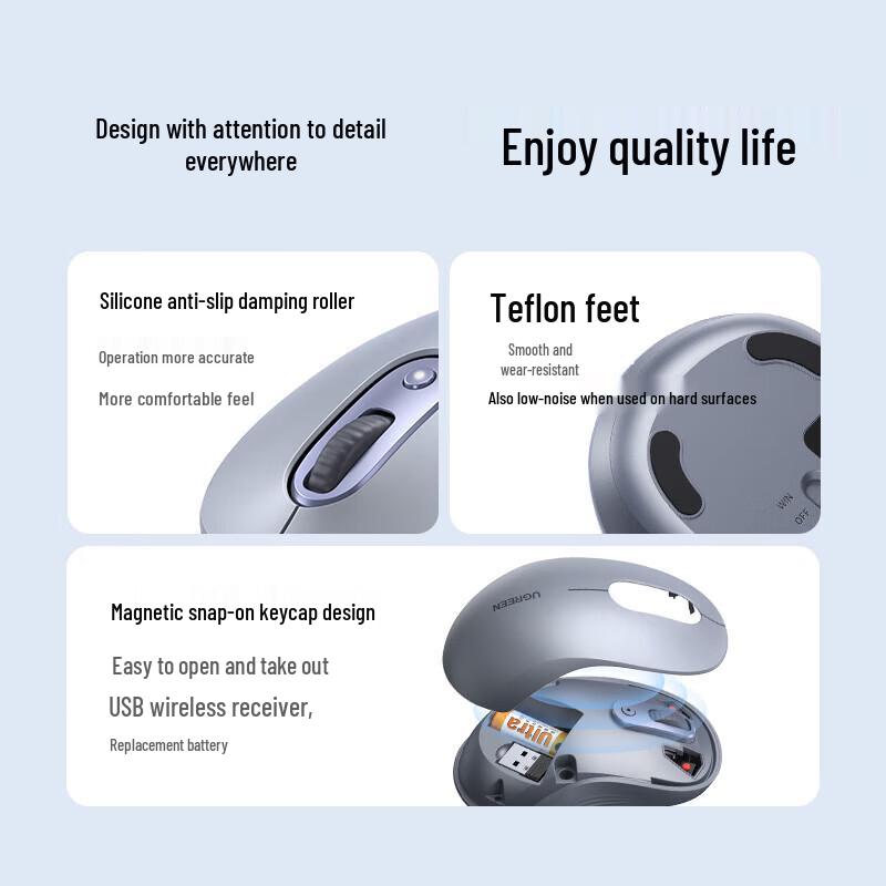 UGREEN M556 Dual-Mode Wireless Bluetooth Mouse