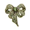 Rhinestone High -End Bow Brooch Fashion Retro Corsage Winter Clothing Accessories Women
