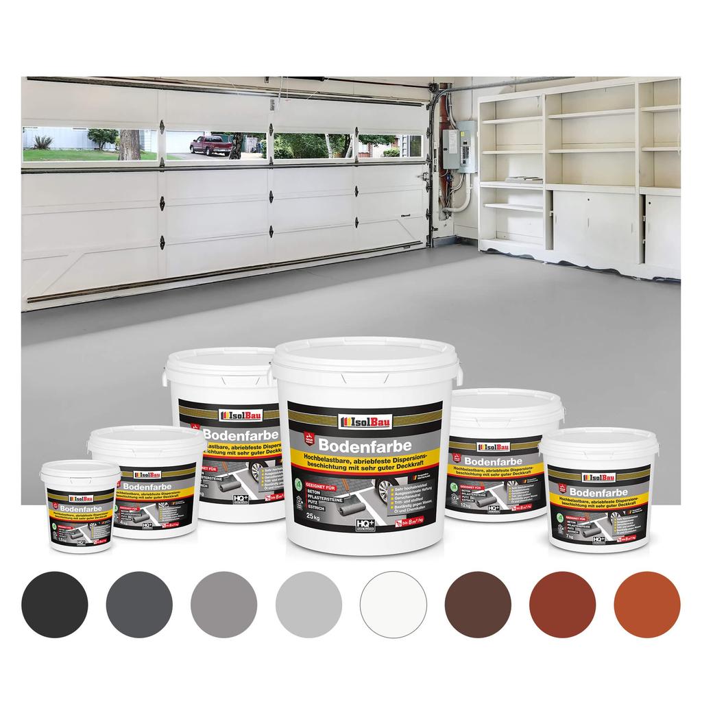 IsolBau Road Paint for Concrete Bodenfarbe 4 Black
