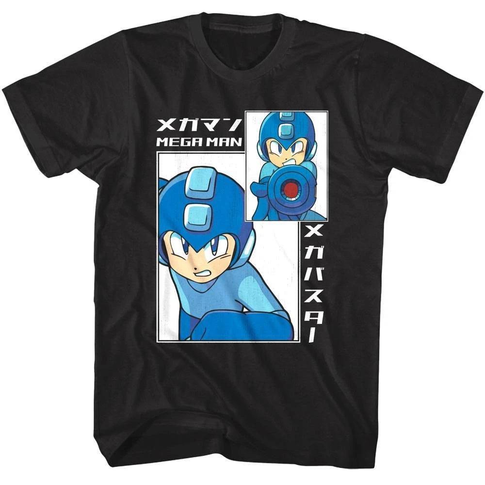 MegaMan Staring Down the Barrel Men s T Shirt XL