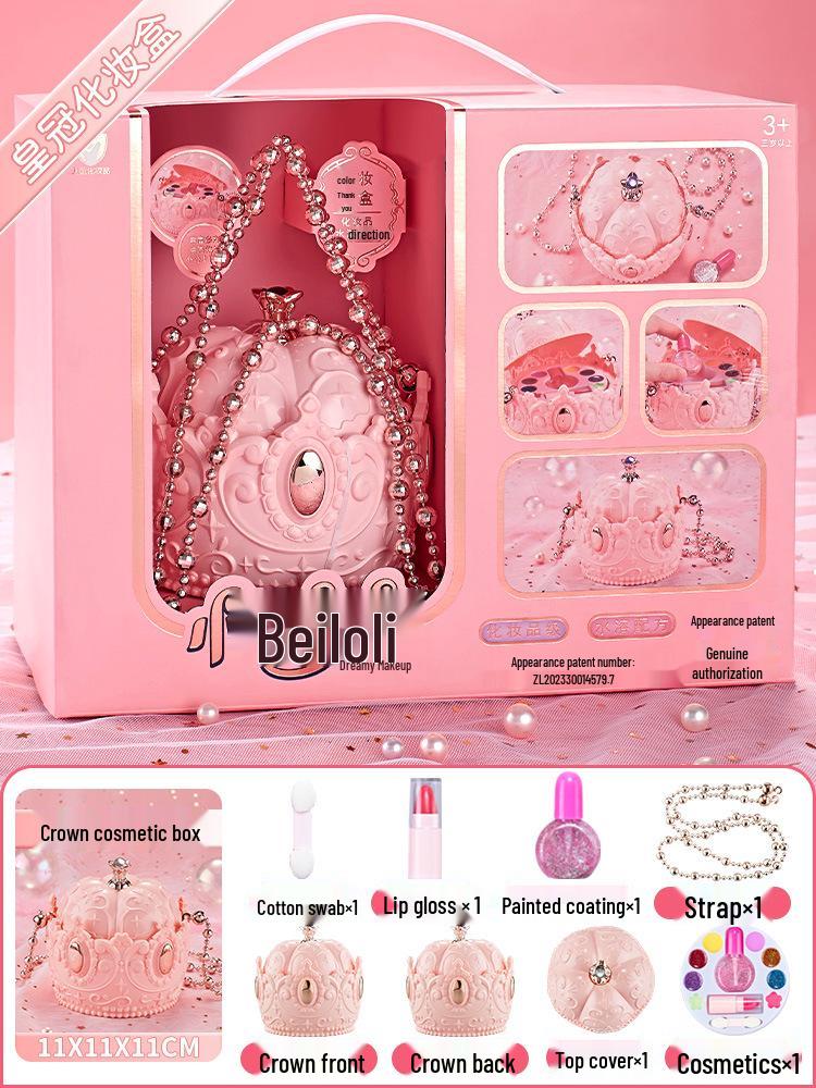 Kids' Makeup Set: Lipstick Toy for Girls Aged 3-6 – Pretend Play Kit