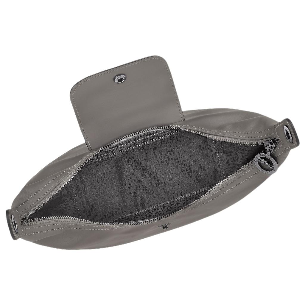 Longchamp Le Pliage Xtra Adjustable Detachable Handle Leather Tote Shoulder Bag Medium Women Tote Dove-Grey 10286987P55