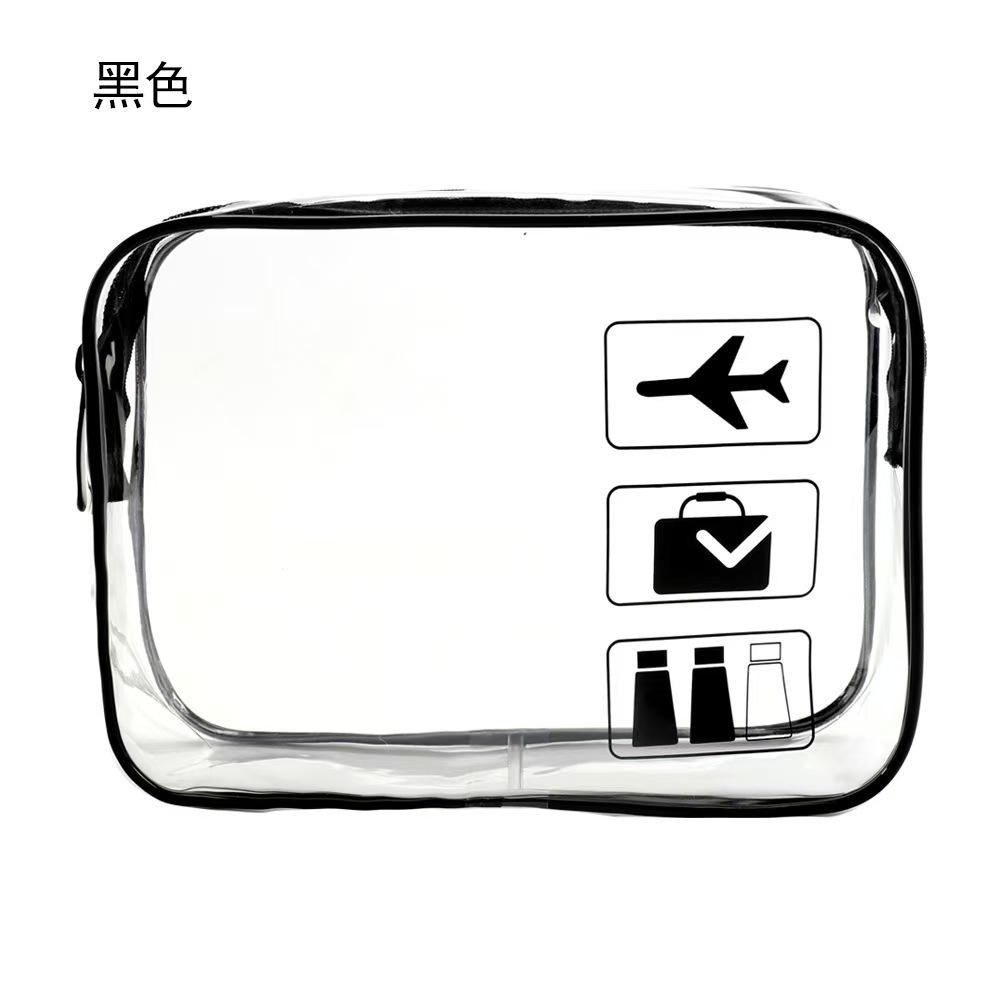 Косметичка, Дорожная сумка для хранения в аэропорту, Пляжная туалетная сумка 20*15*6 чёрный