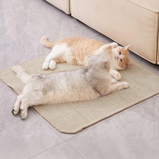 Cat Scratcher Board Sisal Hemp Wall-Mounted Pad Protect Furniture Paw Training Scratch-Proof Cat Scratching Post