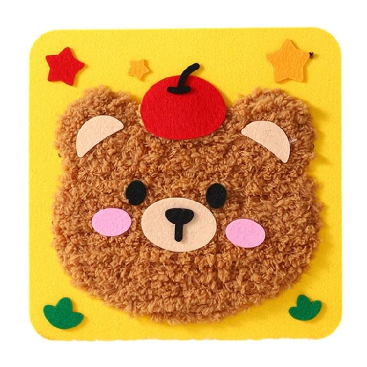 Embroidery Embroidery Doll Felted Animal Sewing Craft Set Educational Embroidery Set for Kids Adult Handmade Craft