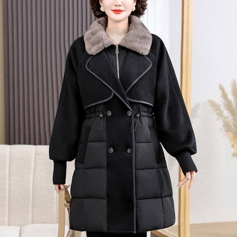 

Модные зимние пальто женские длинные парки с воротником из искусственного меха, толстые теплые женские куртки 5XL