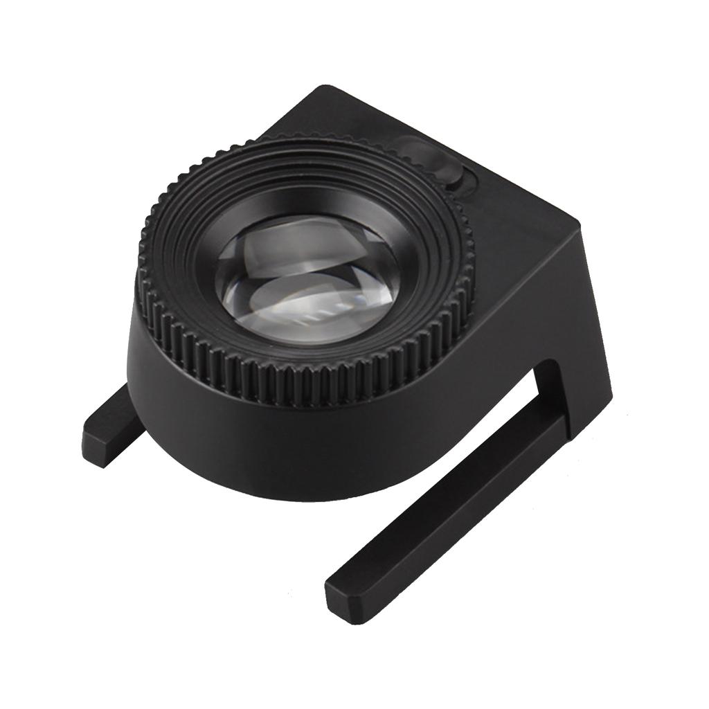 20X Illuminated Loupe Magnifier Coin Magnifier with Light Jewelers Magnifying Glass for Coins Textile Embroidery Stamps