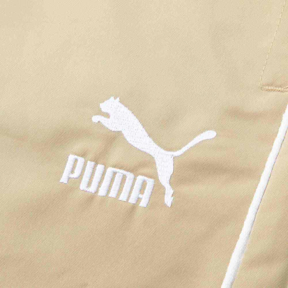 Puma T7 Relaxed Track Pants With Color Block Embroidery Design Women Pants Light-Brown 624216-83