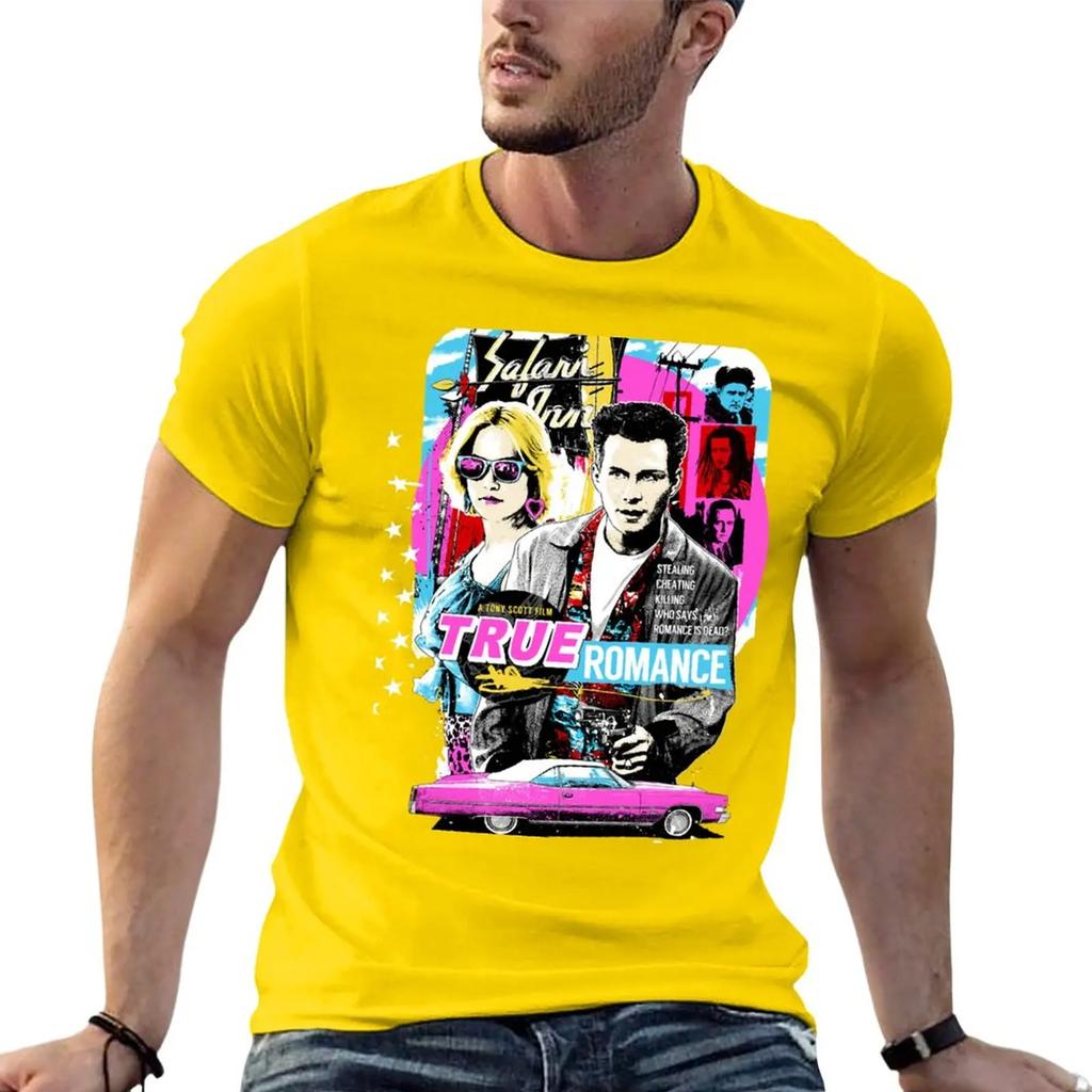 Neues 90er-Jahre Liebesroman-T-Shirt Sweatshirts Ästhetische Kleidung Niedliche Kleidung Designer-T-Shirt Herren