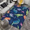 Colorful Dinosaur Designed floor mat, suitable as a non-slip mat for the living room or bedroom sofa