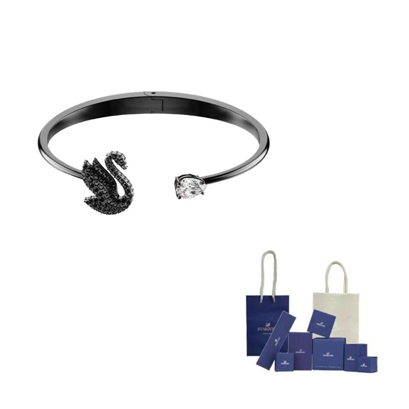 Swarovski Swan bangle bracelet M-Branded gift bag