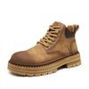 Martin boots comfortable new autumn British style retro high-top boots wear-resistant thick-soled heightening rhubarb boots
