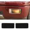 2x Front Fog Light Lamp Cover Trim For Ford Chevy Silverado 2014-2018 Blackened