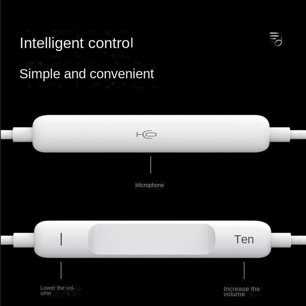 Wired Controll in Ear Earphone Type C Type C Headset Music Earphones Wired Earphone  Sports