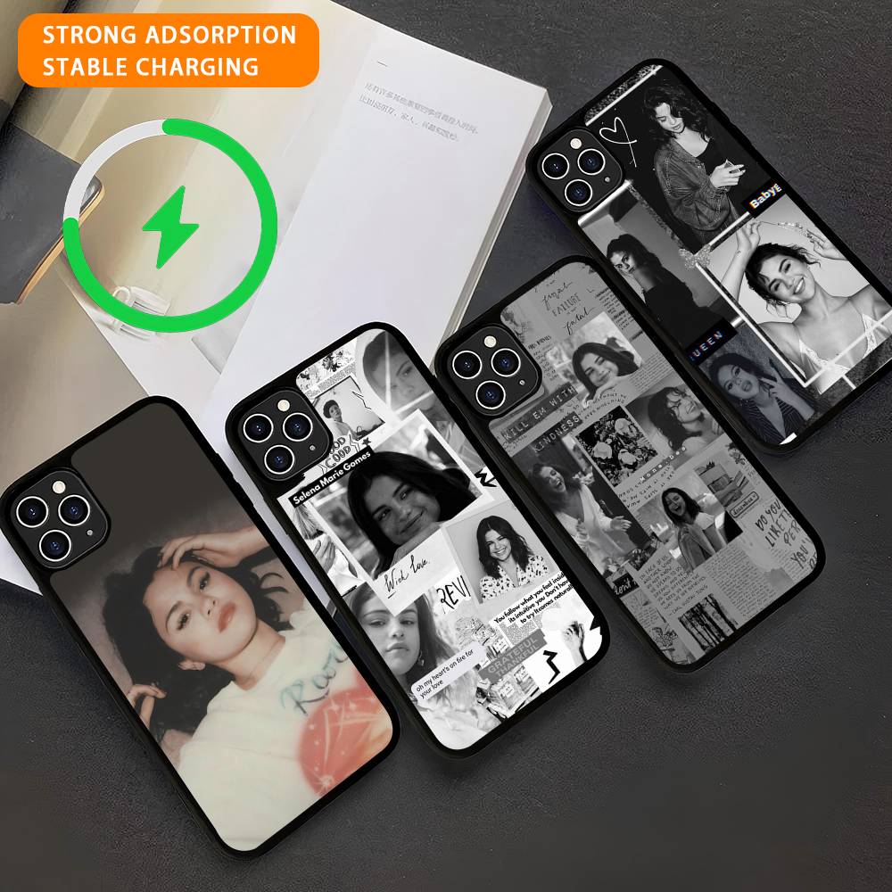 Singer Selena Gomez Promax Magnetic For IPhone 17 16 14 13 12 11 15 Pro Air Max Plus Phone Case Wireless Charge