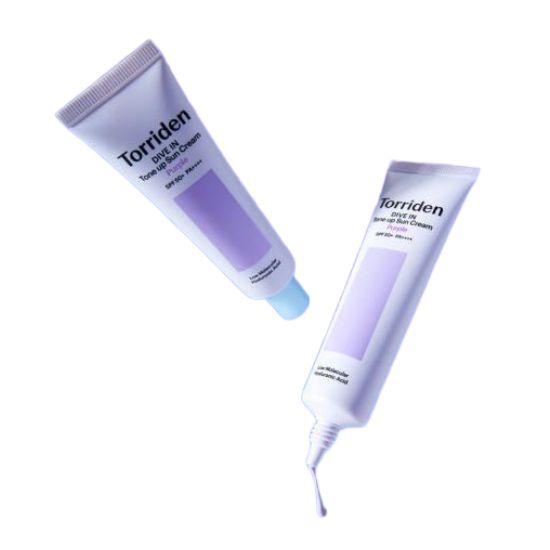 

Torriden Dive‑In Purple Tone‑Up Sun Cream SPF50+ PA++++ 60ml ×2 Pack
