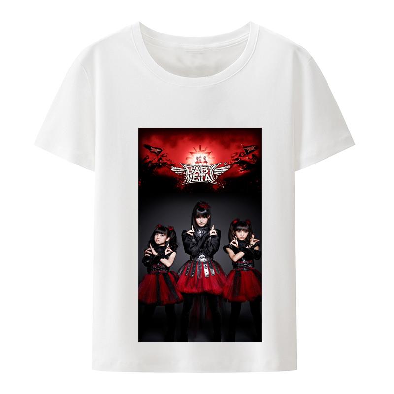 Novinka BABYMETAL Tričko Heavy Metal Elektroakustická kapela Rocková kapela Unisex a ženy Dárek Volný čas Street Hip-hop Módní Tričko