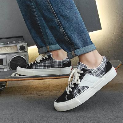 Autumn New Breathable Canvas Shoes Men's Versatile Sports Skateboard Shoes Men's Trend Couple Casual Shoes