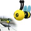Biene Autoantennen-Topper, Glückliche Biene EVA-Schaumstoff Auto-Antennenball, Niedliche Hummel Antennenball-Topper Außen Dekoration für die meisten Fahrzeuge,