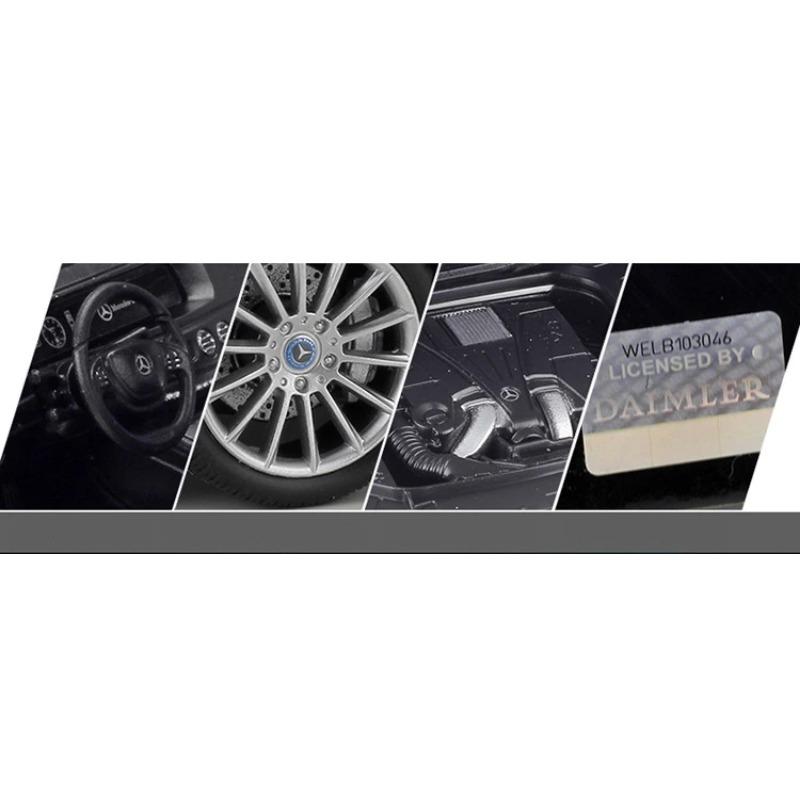 Welly 1/24 Mercedes Benz S-Class S500 литой автомобиль модель игрушечный транспорт литой металл модель автомобиля высокая имитация коллекция детские подарки