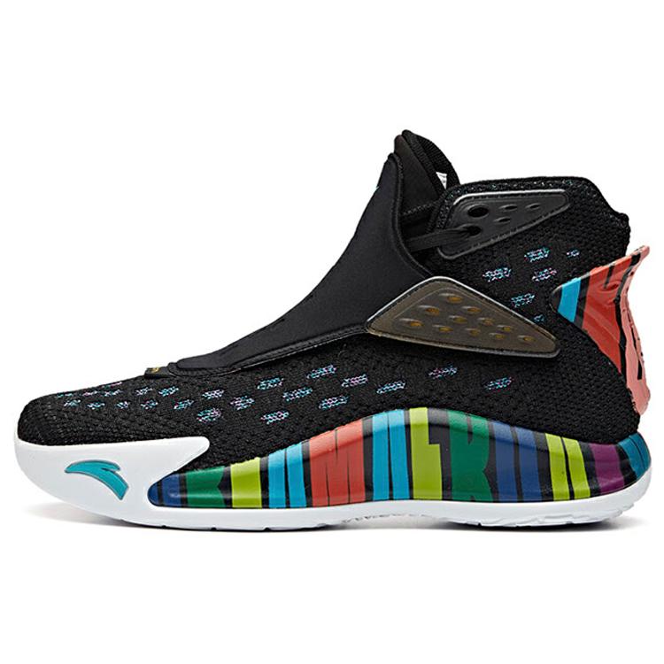 New Anta KT5 KT Rainbow Black History Month High Top Basketball Shoes Men's Black 112011101-2