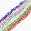 6mm Flat Glass Crystal Beads - DIY Plated Color Abacus Loose Beads for Accessories