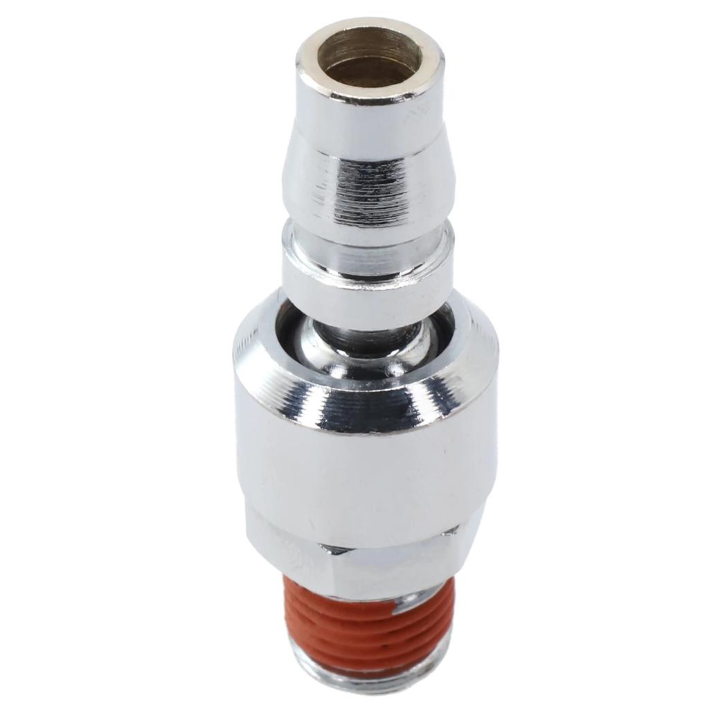 67mm Quick Connector PT2 (1/4) Thread Diameter Nickel-plated Iron Quick Joint 1/4 Inch 360 Degree Rotary Air Compressor