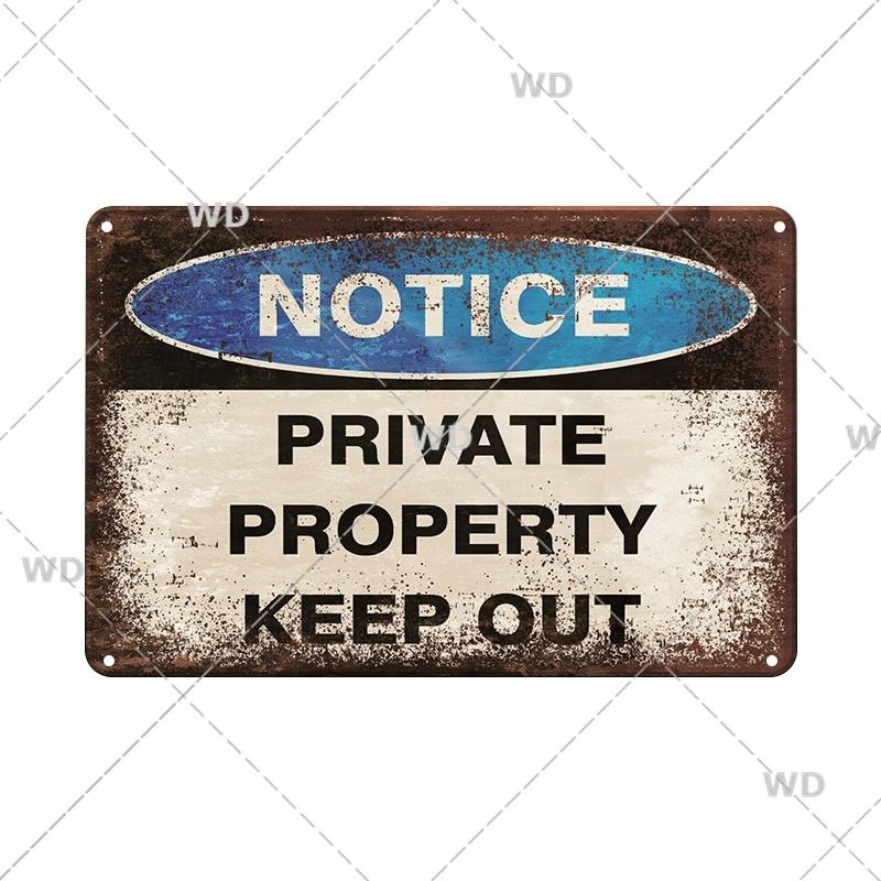 Warning No Farting Slogan Vintage Metal Tin Signs Home Bar Pub Decorative Plates Danger Retro Sign Wall Stickers Art Poster