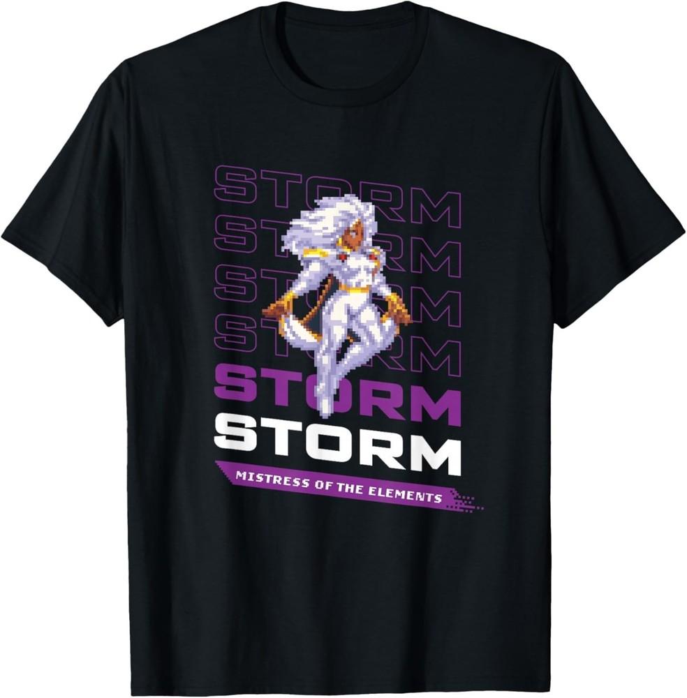 

Marvel Cosmic Invasion Game Storm X-Men Retro Pixel Graphics T-Shirt XL