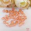 Transparent 6MM Faceted Acrylic Beads for DIY Crystal-Like Ornaments and Curtains