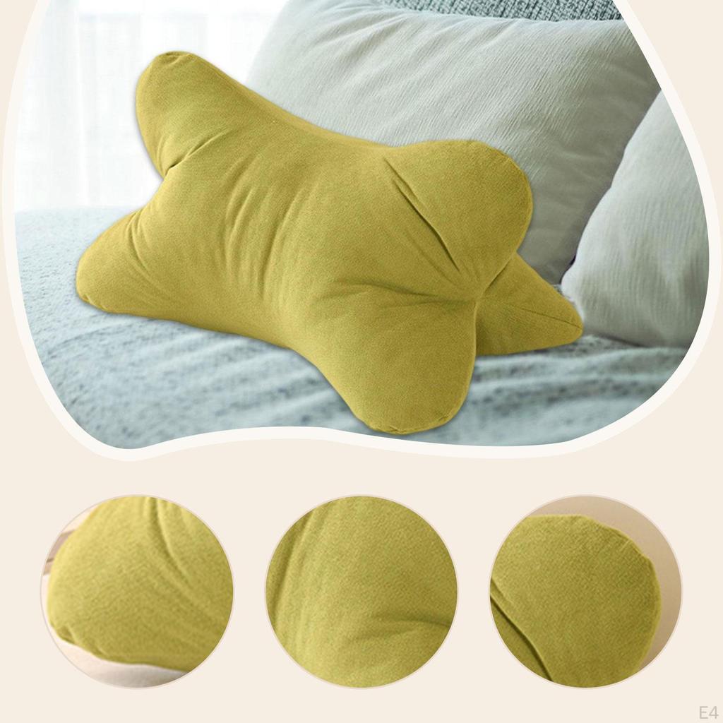 Back Support Pillow Cushion Ergonomic Comfortable Compact Backrest Neck for