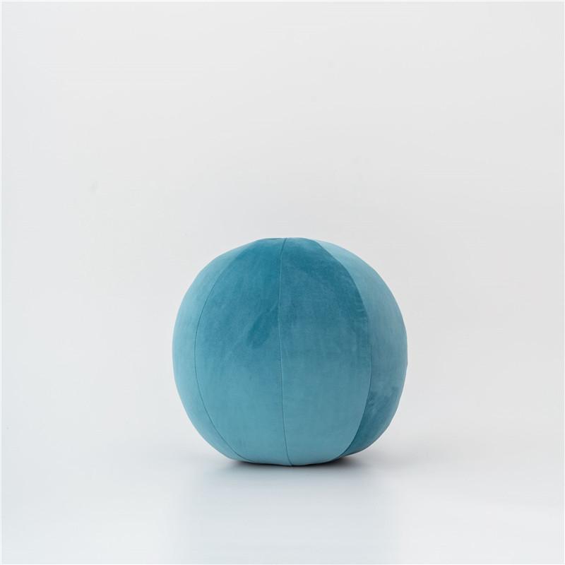 1Pc 30x30cm Round Nordic Velvet Cushion Futon Home Model Decoration Pillow Morning Ball