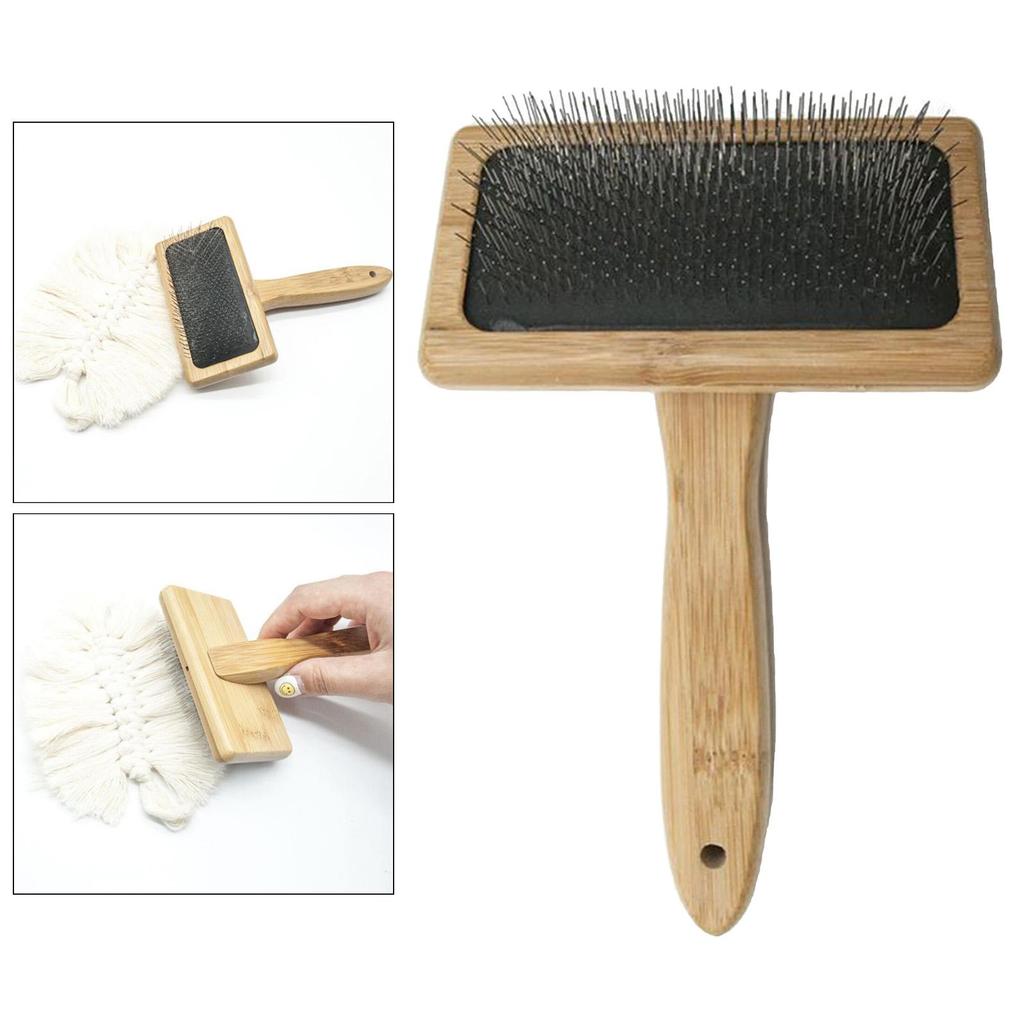 Dog Cat Slicker Brush Grooming Cleaning Brush Comb Shedding Tool