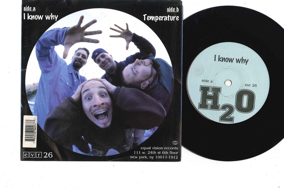 

7inch Record H2O - I Know Why EVR26 EQUAL VISION 1995 US Rock Used